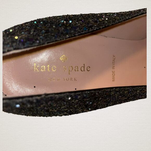 Kate Spade New York Vero Cuoio Glitter Pumps Sz 10 EUC - Picture 3 of 3